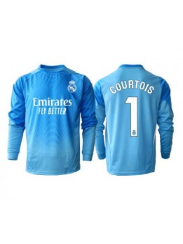 Real Madrid Thibaut Courtois #1 Målvakt Replika Hemmakläder 2025-26 Långärmad